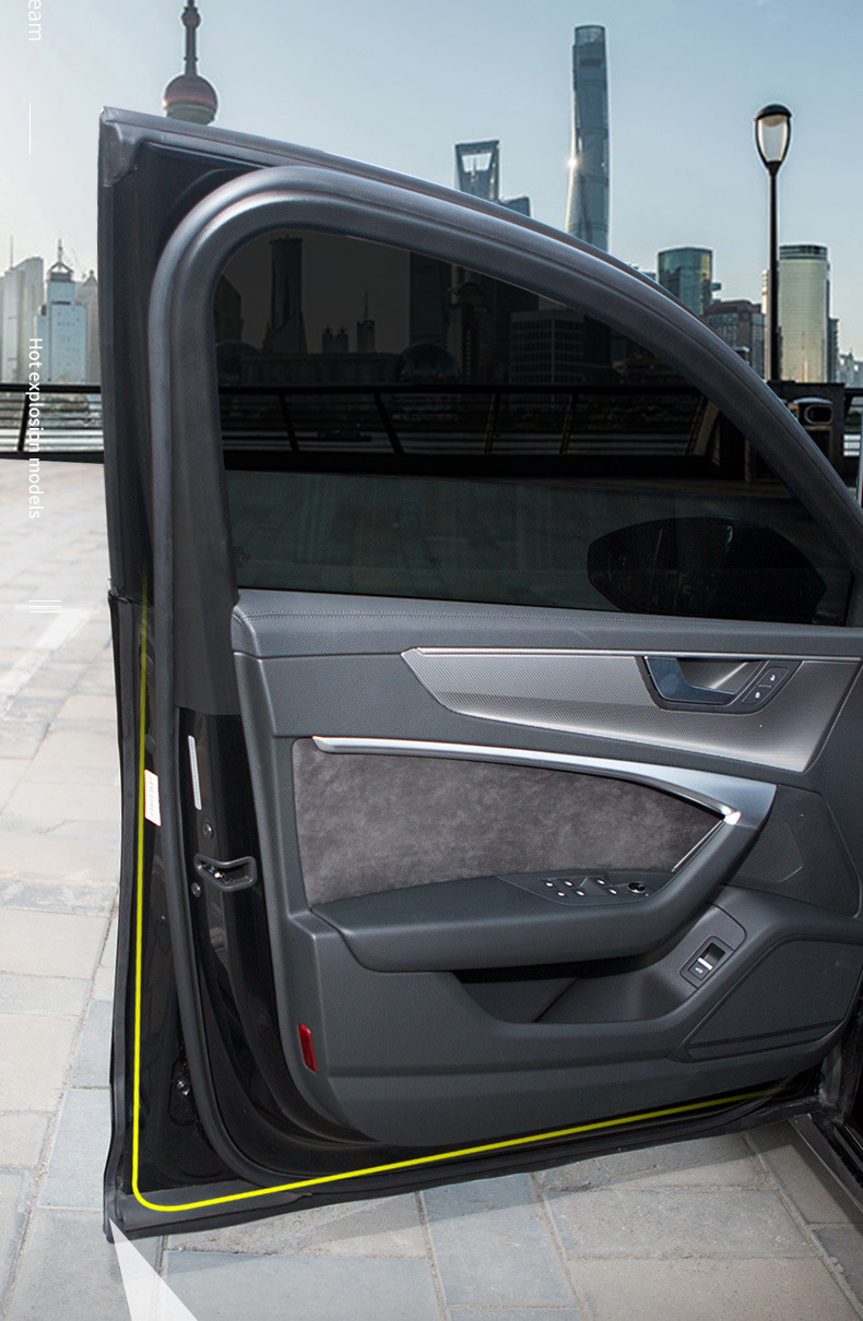 19款奥迪a6l车门边密封条车身防撞升级专用贴改装饰2019新款配件