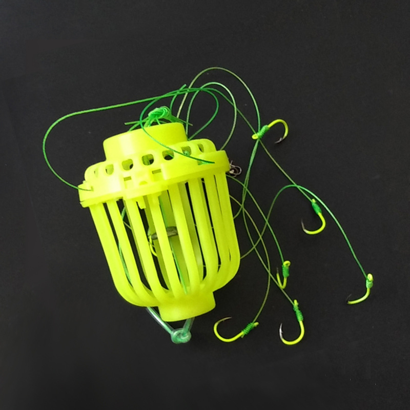 钓鱼水怪水雷 夜光饵笼鲢鳙钓组 爆炸钩 串钩厂家批发