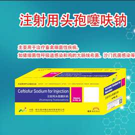 【抗菌消炎】兽药注射用头孢噻呋钠家畜发烧咳嗽关节肿大细菌感染