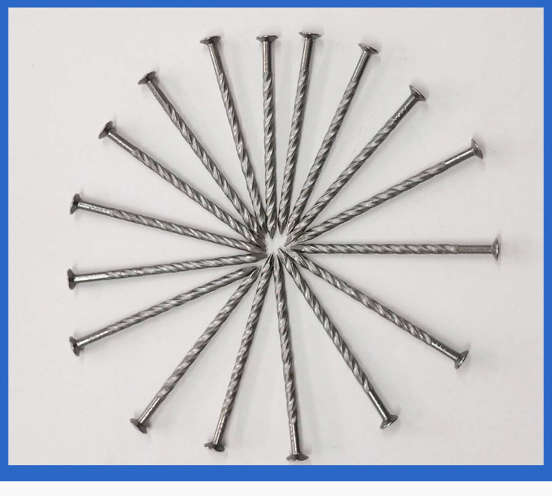 搓丝元钉 螺纹钉 平头地板麻花钉防松搓丝木托盘家具装修环纹钉