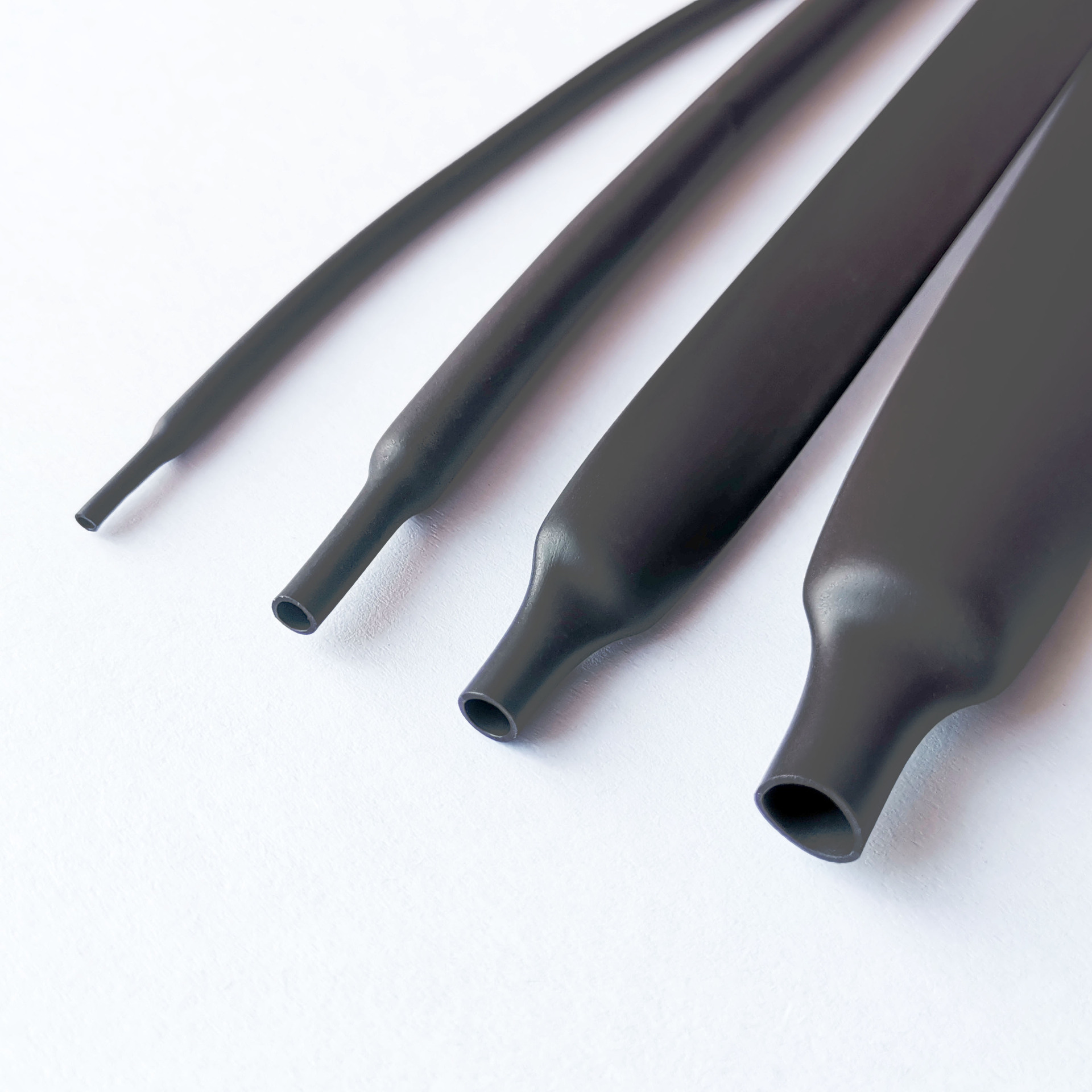 绝缘套管-热缩管黑色2倍收缩 无卤阻燃环保 热缩管厂家 柔软电线绝缘