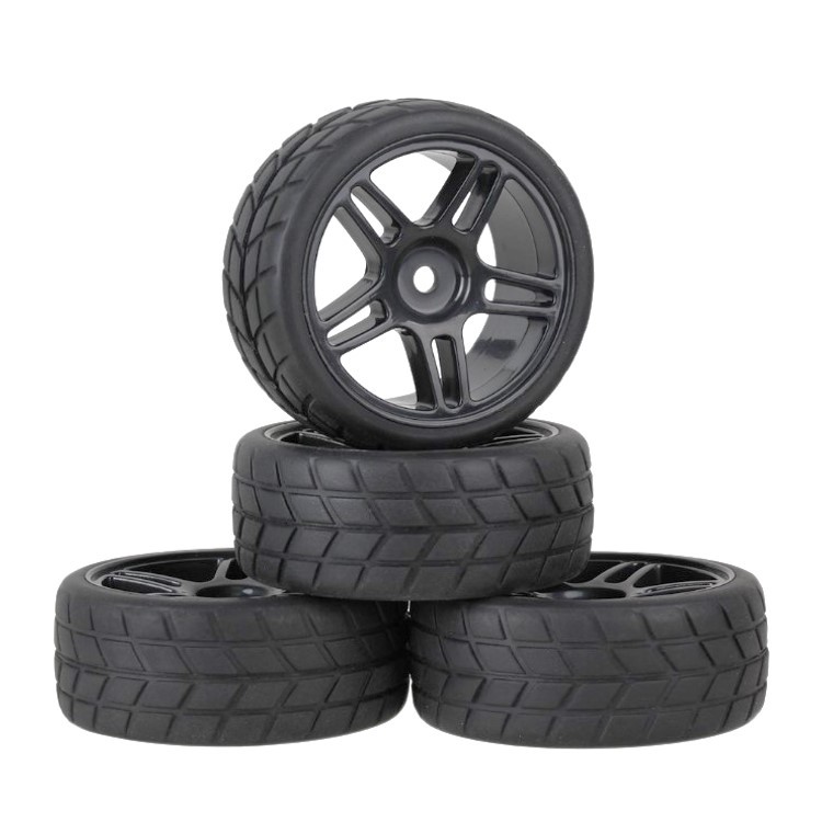 94123/94122跑街樱花京商hsp漂移房车1/10平跑公路竞速轮胎皮4pcs