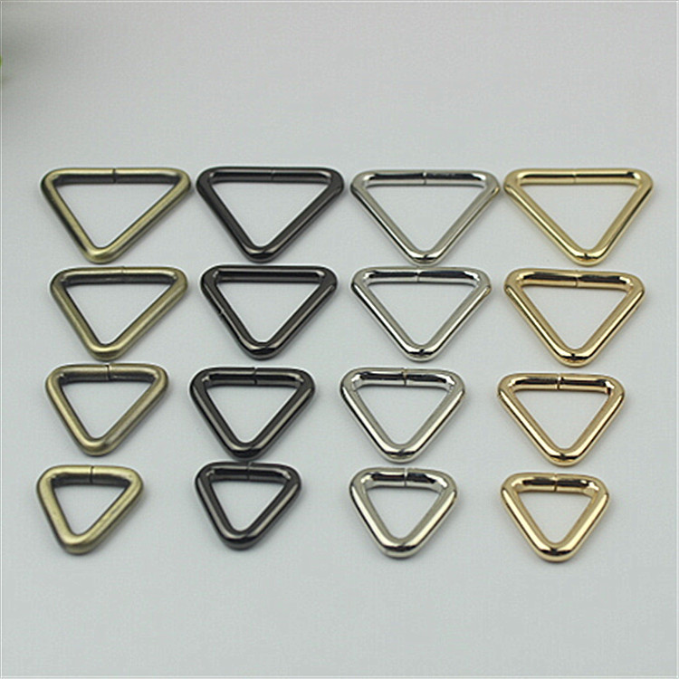 箱包手袋五金配件 线粗4.8毫米 三角形铁线扣 包肩带扣背包旅行包