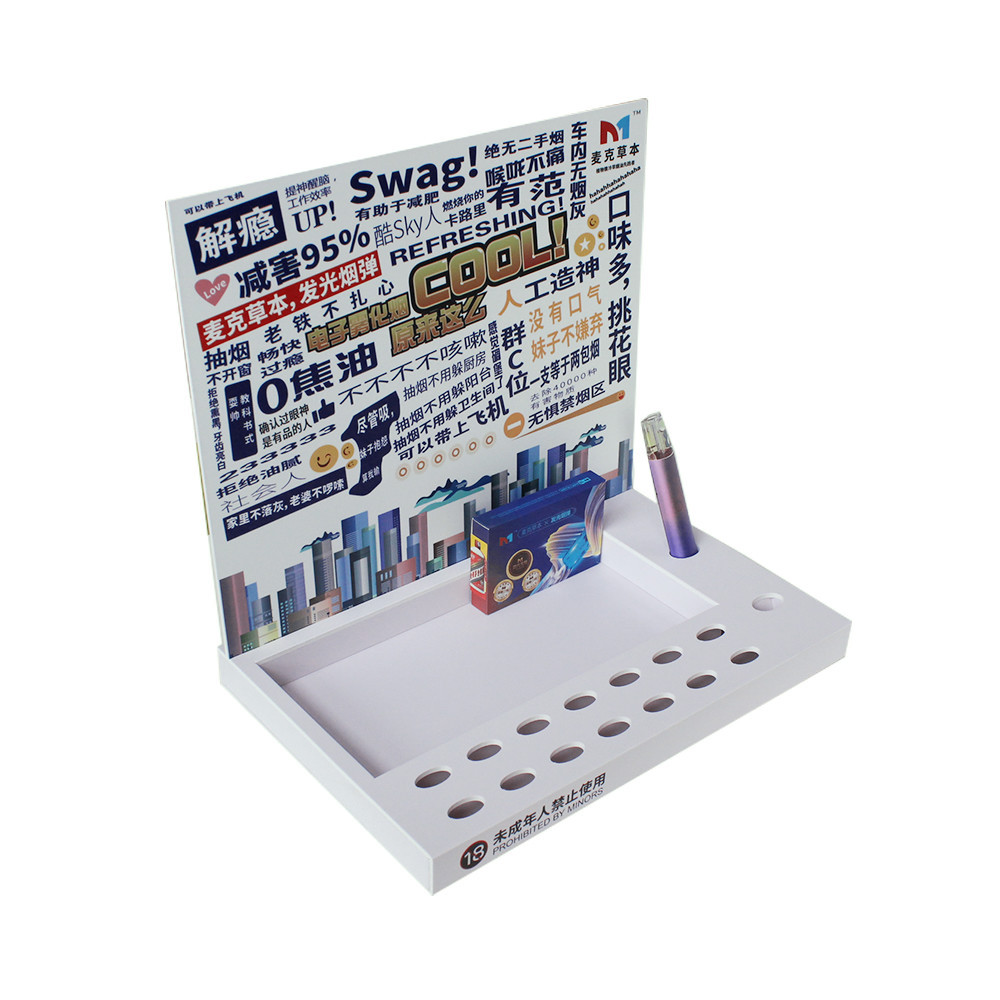 pvc商场电子烟陈列架试抽台 安迪板电子烟杆展示架发泡板售货架