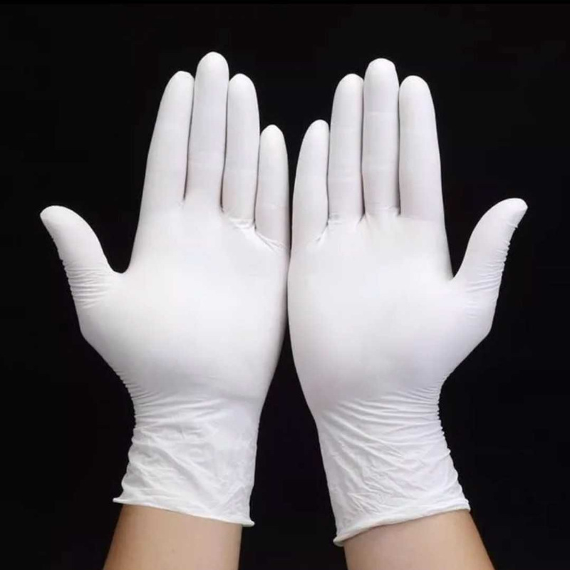 一次性手套pvc丁晴乳胶厨房家用 透明防水油工厂维修卫生护手加厚