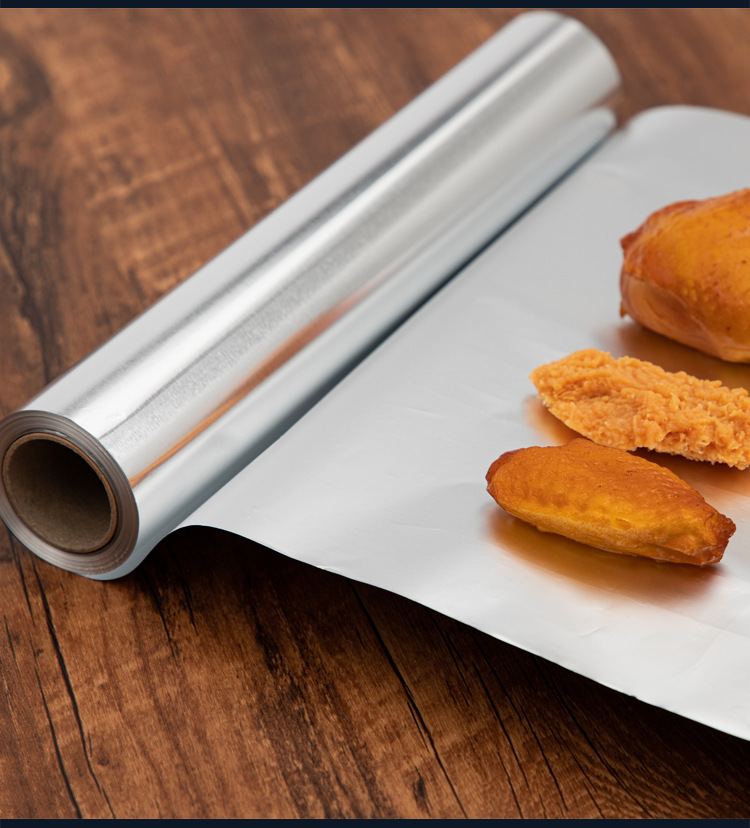 烘培烧烤烤箱烤盘锡纸60米 铝箔 家用厨房烤箱用加厚锡纸12卷