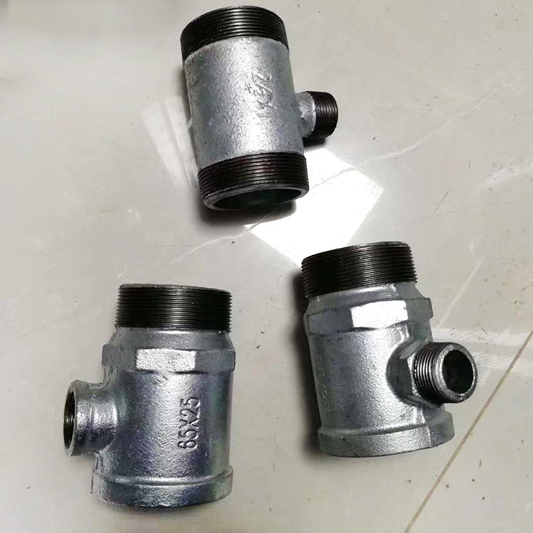 新内外三通 室内消火栓专用三通 三通螺纹管件 镀锌接头三通
