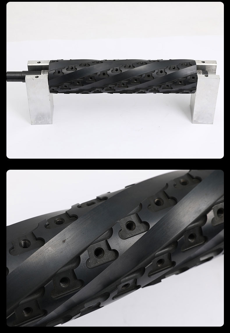 螺旋刀轴木工平刨压刨双面刨改装马氏青城工友可定制舍弃氏刨刀轴