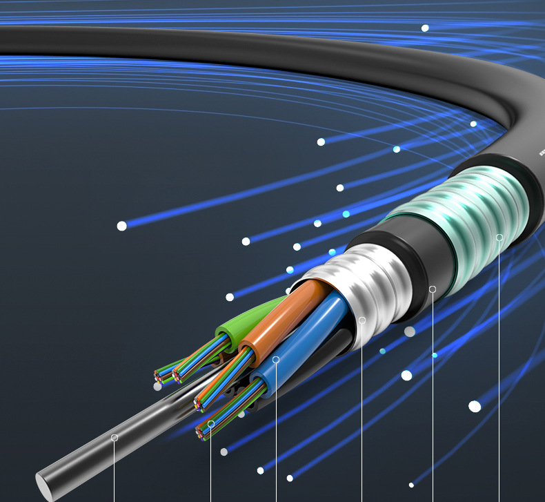 国防光缆图片横截面图片
