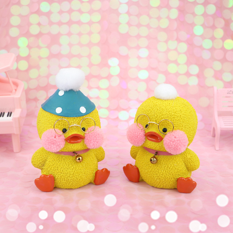 创意个性嘟嘴鸭存钱罐卡通可爱小黄鸭储蓄罐儿童生日