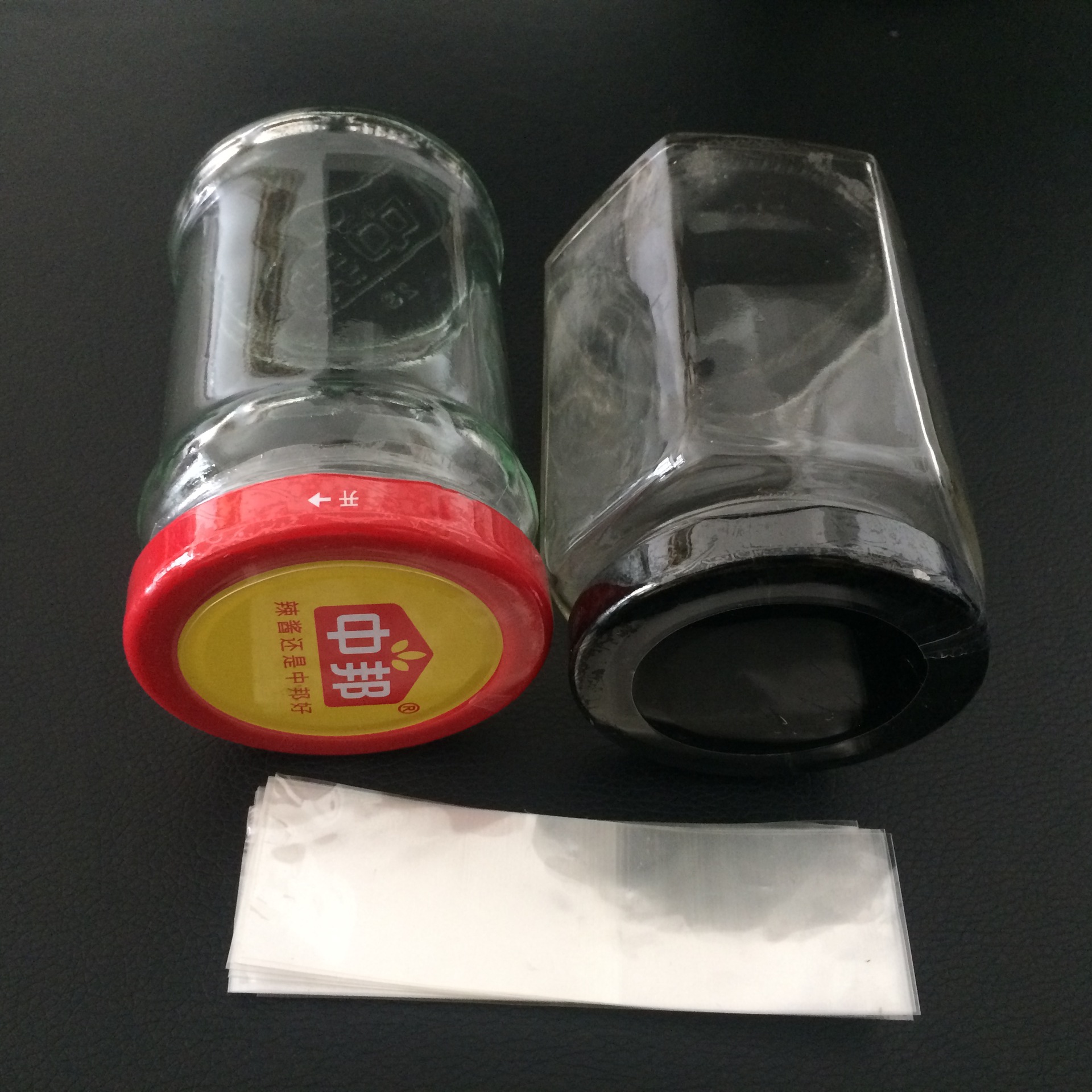 现货透明瓶口封口膜玻璃瓶收缩标签膜两头通pvc热收缩封口膜400张