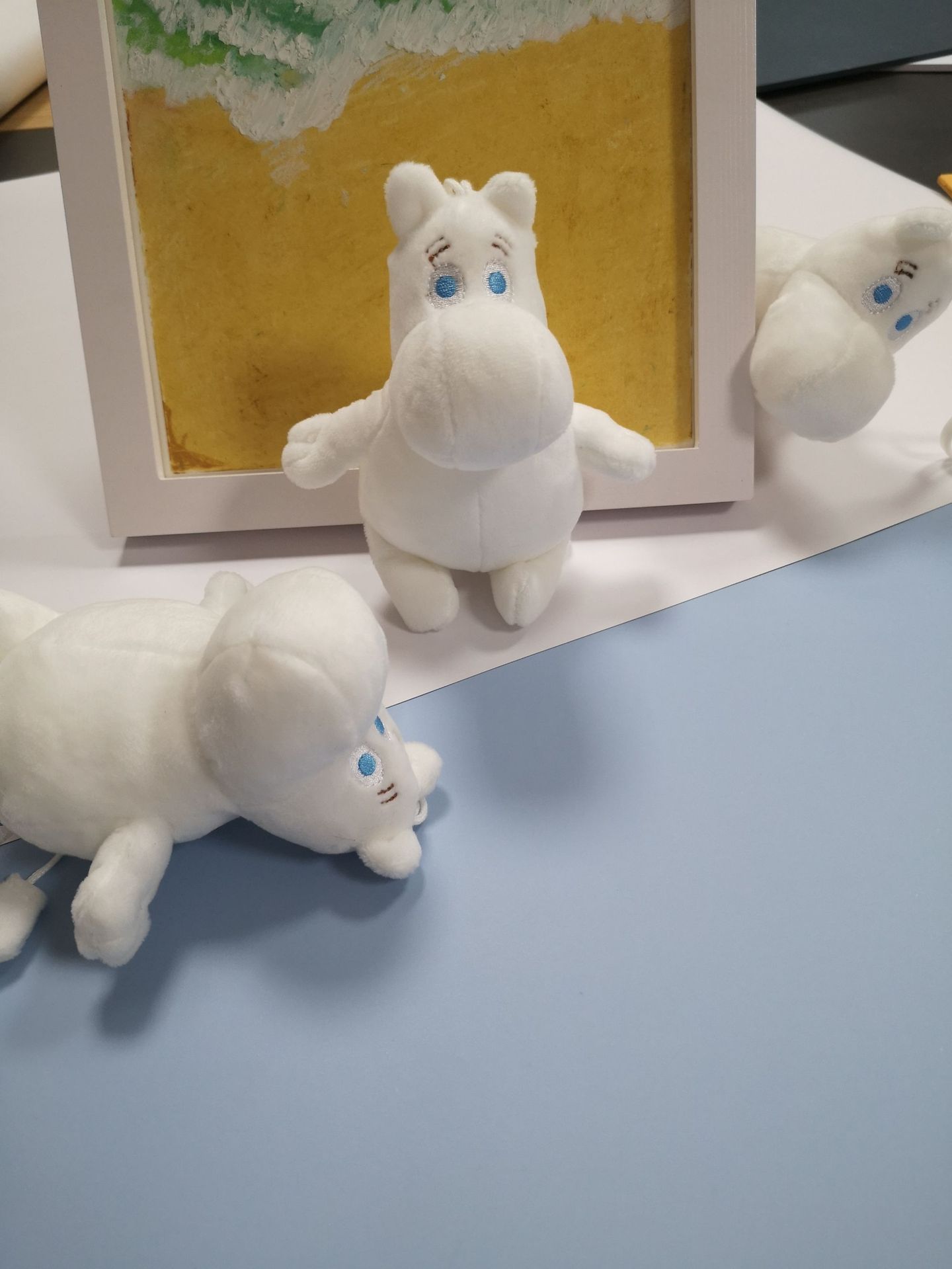 韩单moomin姆明挂件白色河马精灵可爱毛绒公仔钥匙扣明星同款挂件