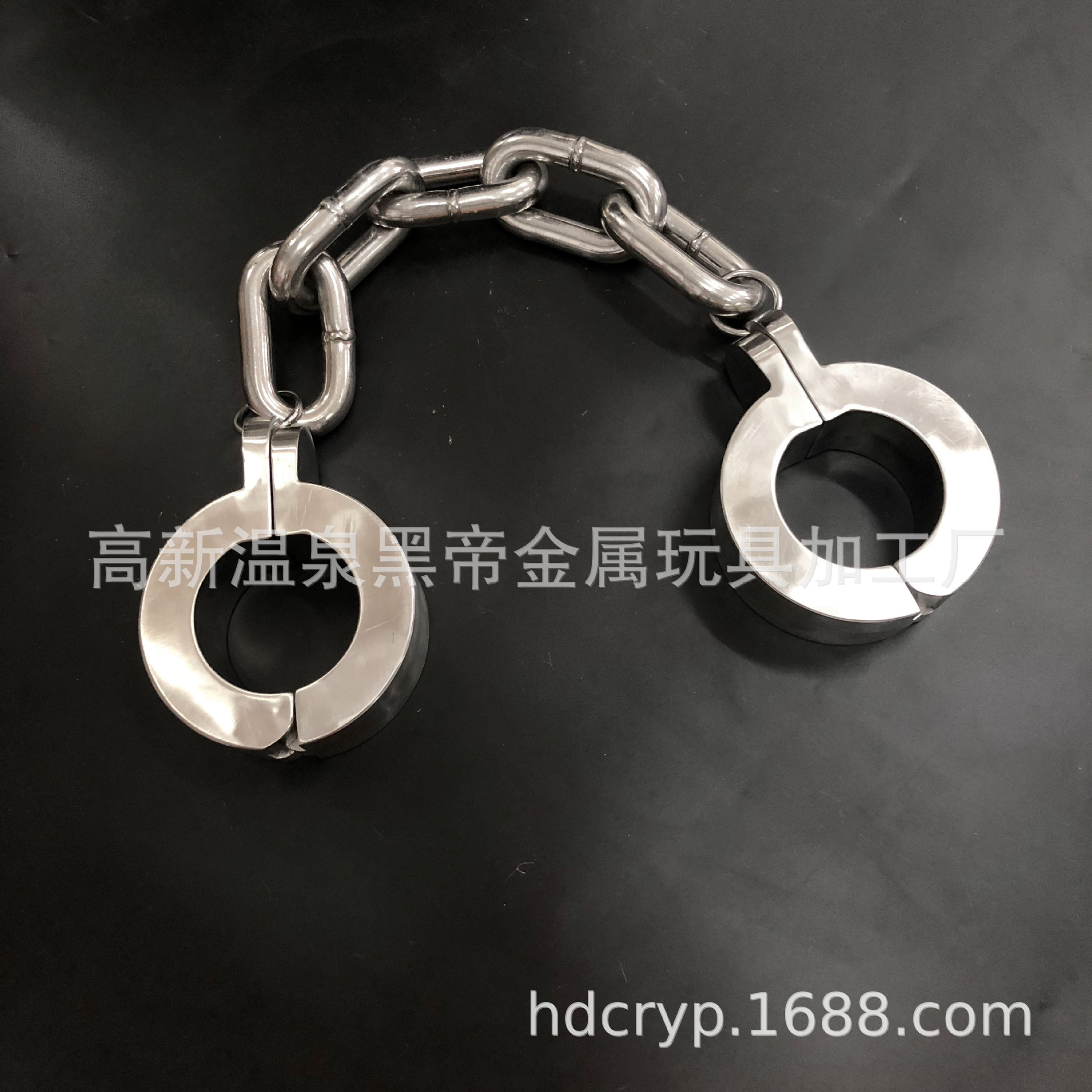 黑帝 成人情趣特重不锈钢脚铐 另类重型男女手脚铐调教用品15kg