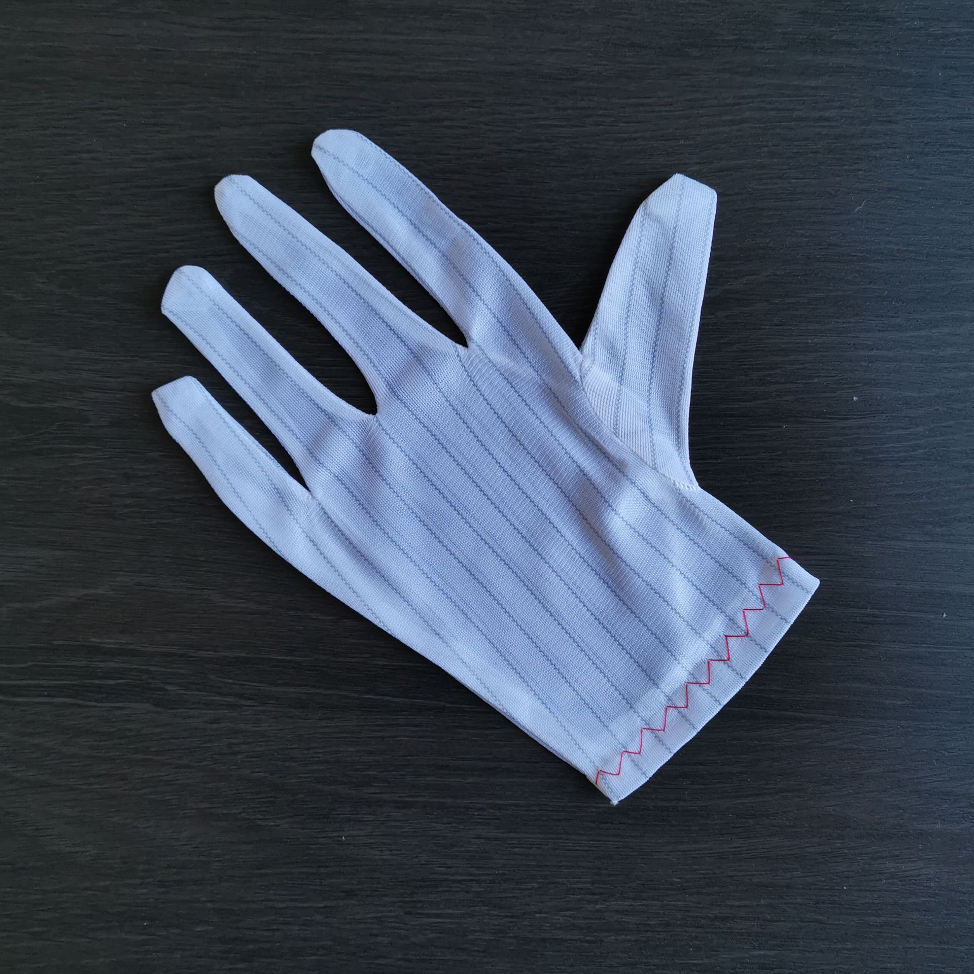 防静电手套双面条纹尼龙抗静电防护线路板电子厂工作薄款esd手套
