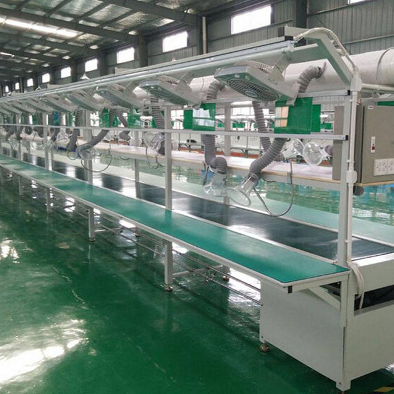 pvc输送线自动化皮带输送线 车间带式输送机 pvc流水线传送带定制