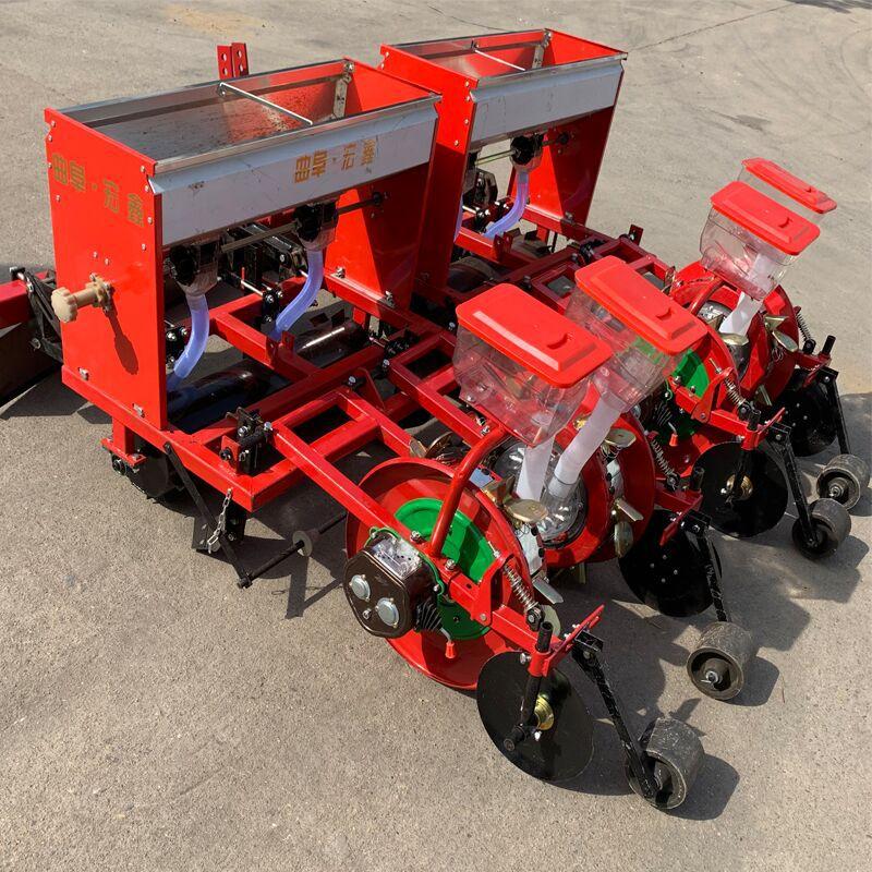 两行玉米覆膜播种机 烤烟播种施肥覆膜机 花生播种覆膜机
