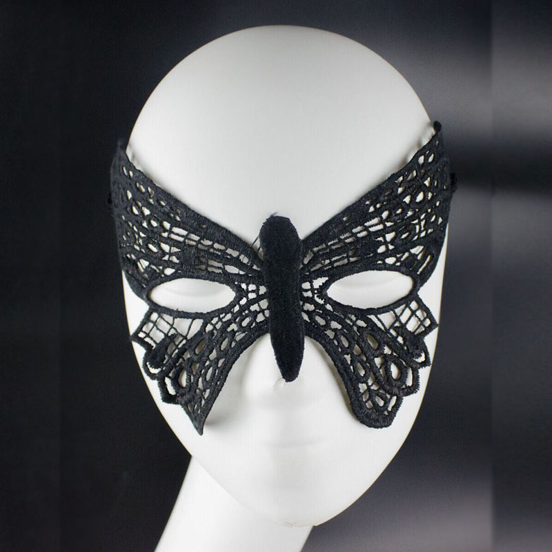 性感蕾丝面具不定型蜻蜓 镂空带钻圣诞舞会眼罩派对厂家批发