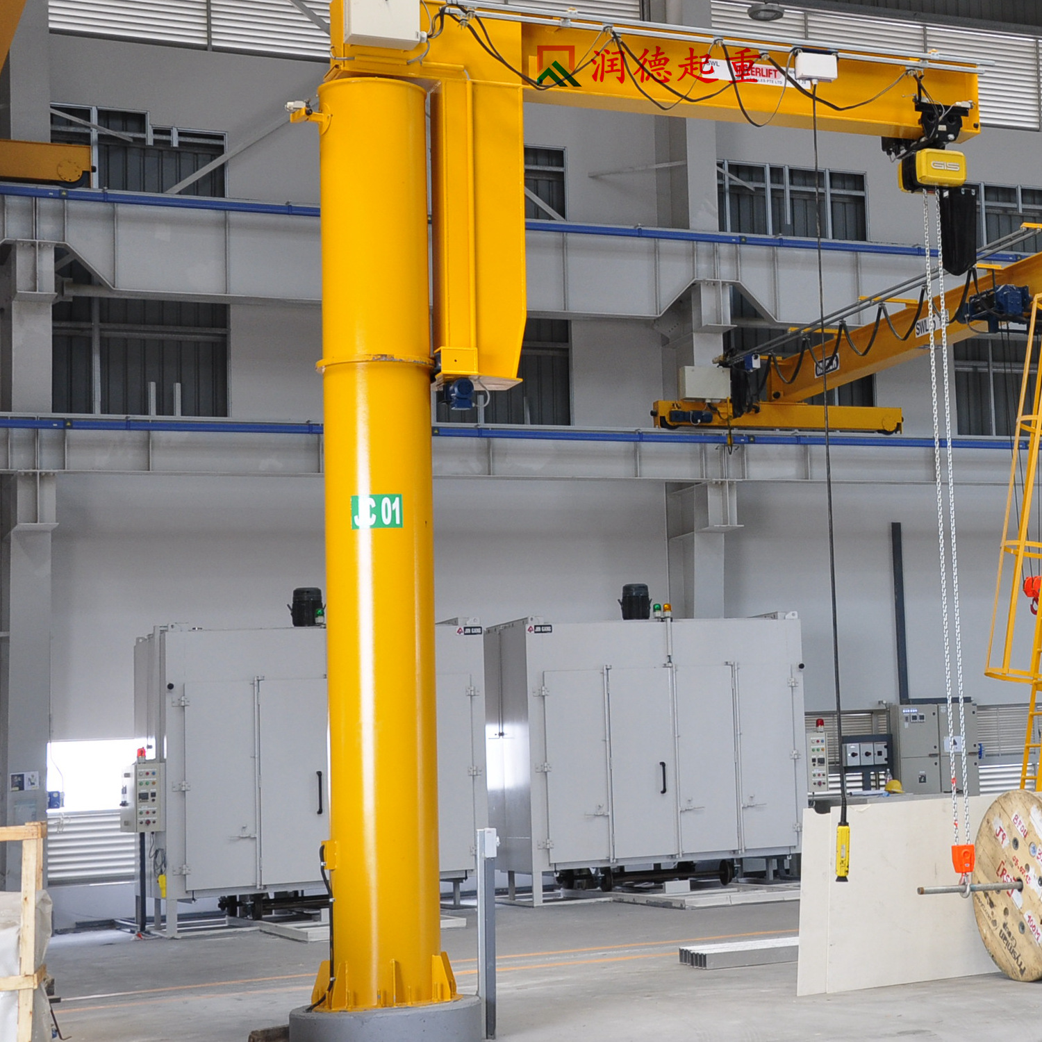 定做ld1吨跨度8米单梁吊 小型天车葫芦吊 简易电动航吊