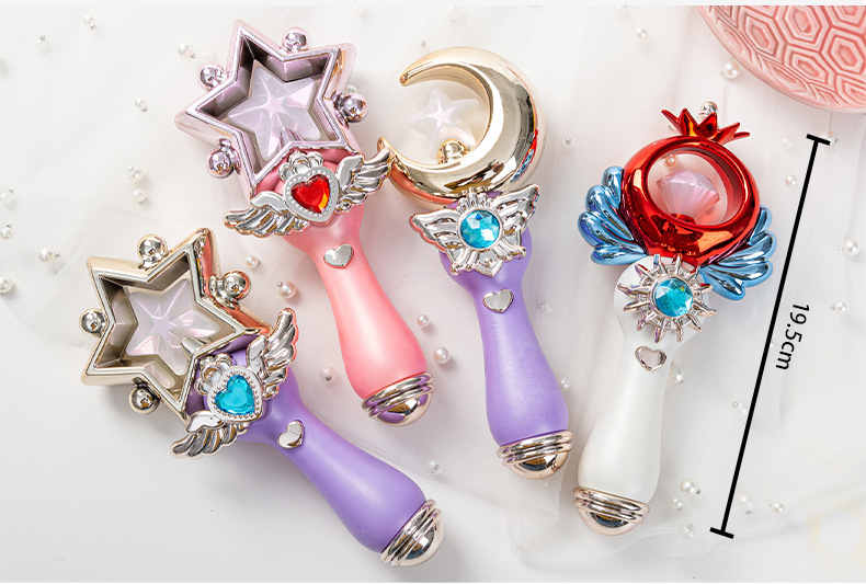 新款冰雪魔法棒 巴啦啦美少女战士女孩小魔法棒女孩玩具