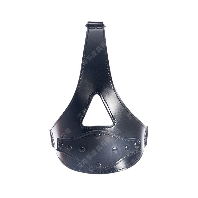 成人面具加强马具型阳具口塞可拆卸面罩口罩调教训奴欧美情趣用品