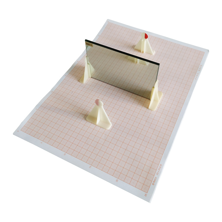 批发平面镜成像实验器 半反射镜 初中物理光学实验器材教学仪器