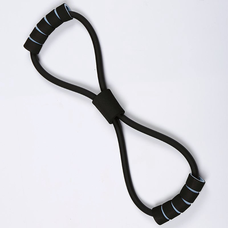 8字拉力绳八字扩胸塑胸器瑜伽橡皮筋乳拉力器带弹力绳现货批发