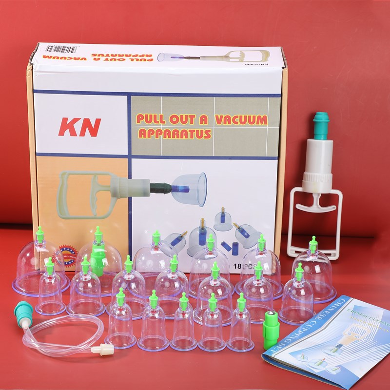 foreign trade vacuum cupping device household kangnian pumping moisture absorption tank cupping gas tank non-glass cupping set