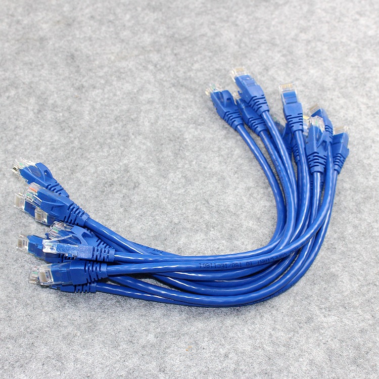 包邮六类网络跳线6类电脑网线工程家用机房配线架跳线纯铜芯过测