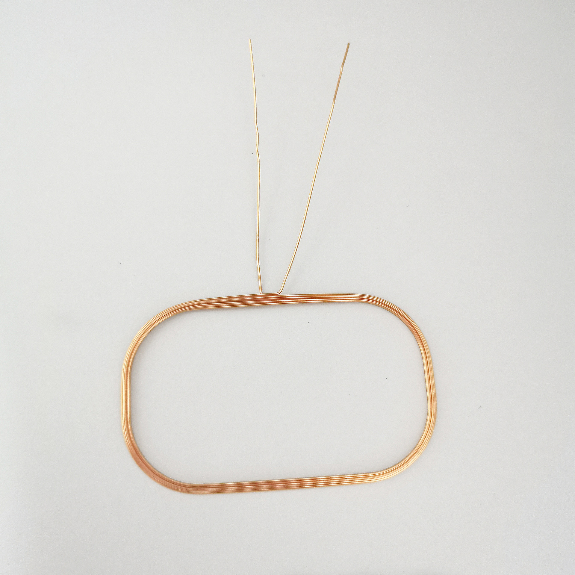 金赞厂家自产自销跑道型智能线圈自粘线圈空心线圈电感5.47uh