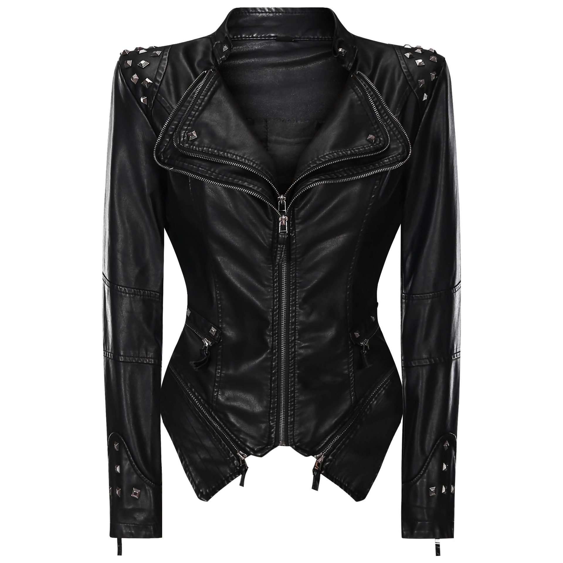 加工定制男女款皮衣外套欧美订单