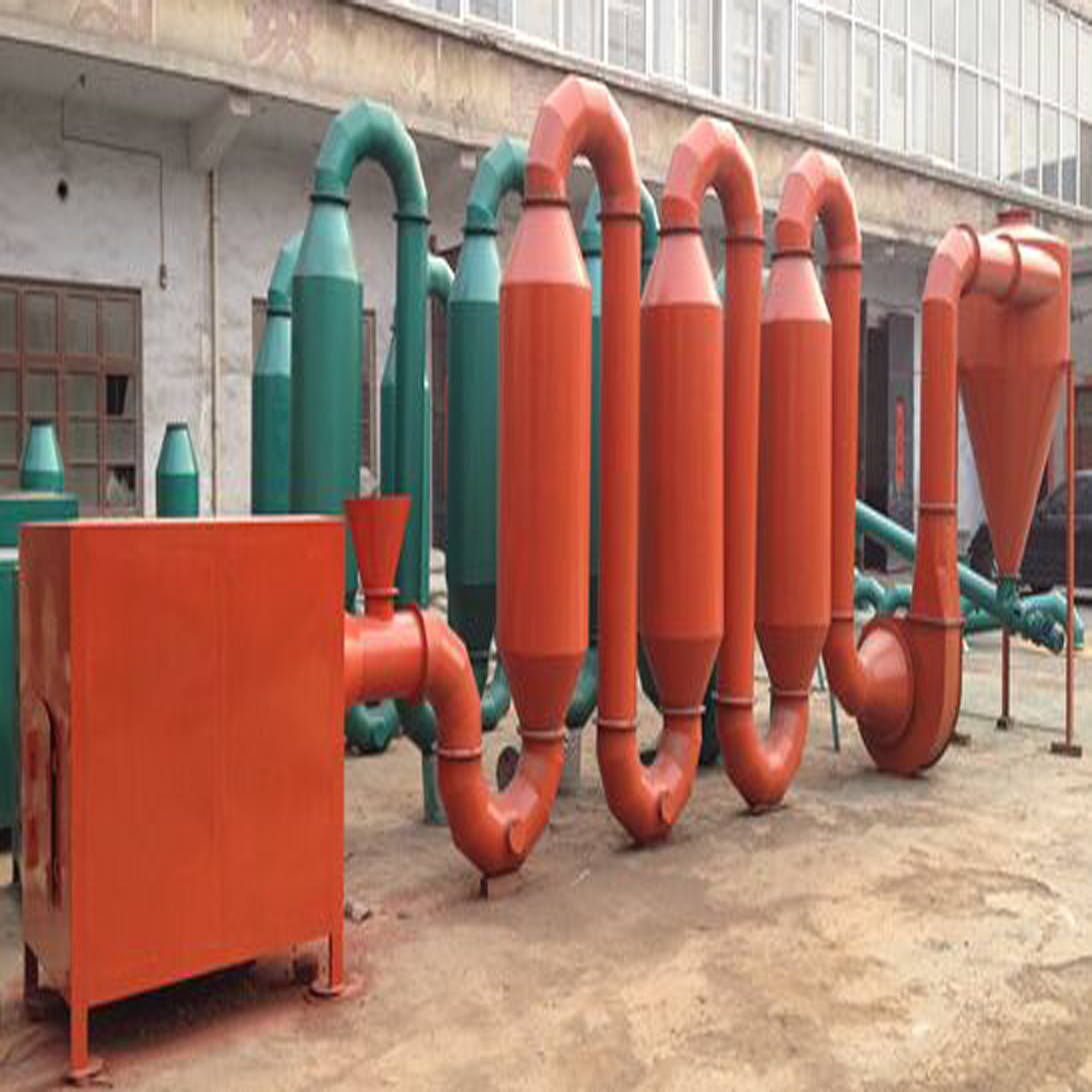 小型气流式锯末烘干机电加热鸡粪烘干机淀粉渣豆腐渣烘干机