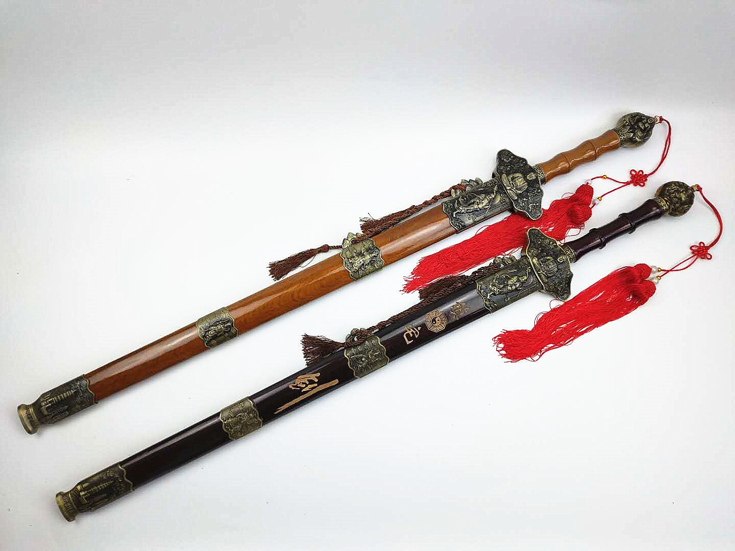 龙泉市工艺剑 镇宅辟邪装饰 黑色油漆碳钢金刚剑 未开刃