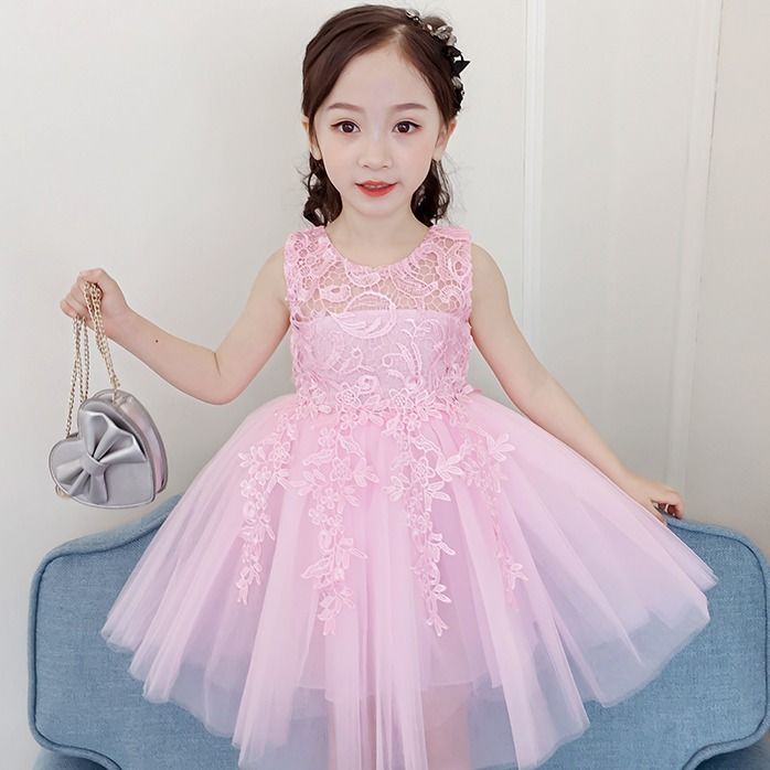 女童夏季连衣裙2020新款童装裙子潮3-15岁儿童公主纱裙蓬蓬小礼服