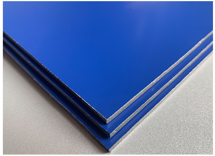 诚歌铝塑板 板材 电信蓝 广告装饰板 装饰板 工程板定制加工批发