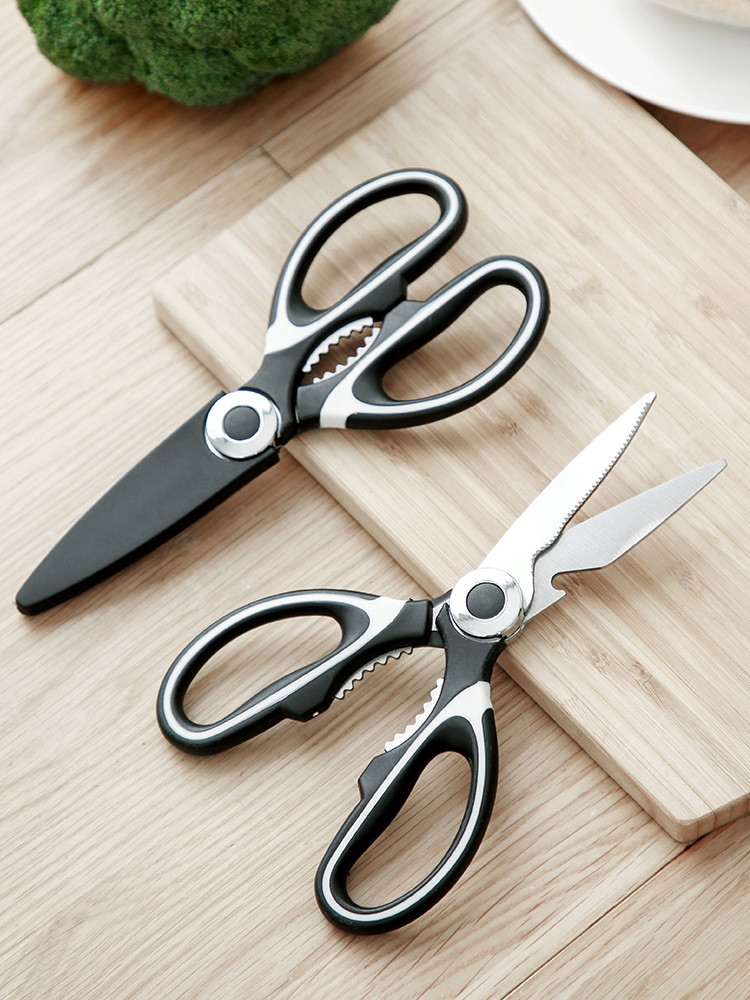 不锈钢厨房剪刀 家用蔬菜剪 剪食物烤肉剪 家用核桃剪-报价-阿里巴巴