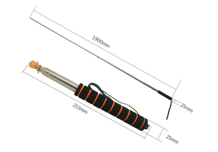 惠斯特i9 可伸缩导游旗杆加固型加粗手持伸缩杆沙盘指示伸缩教鞭
