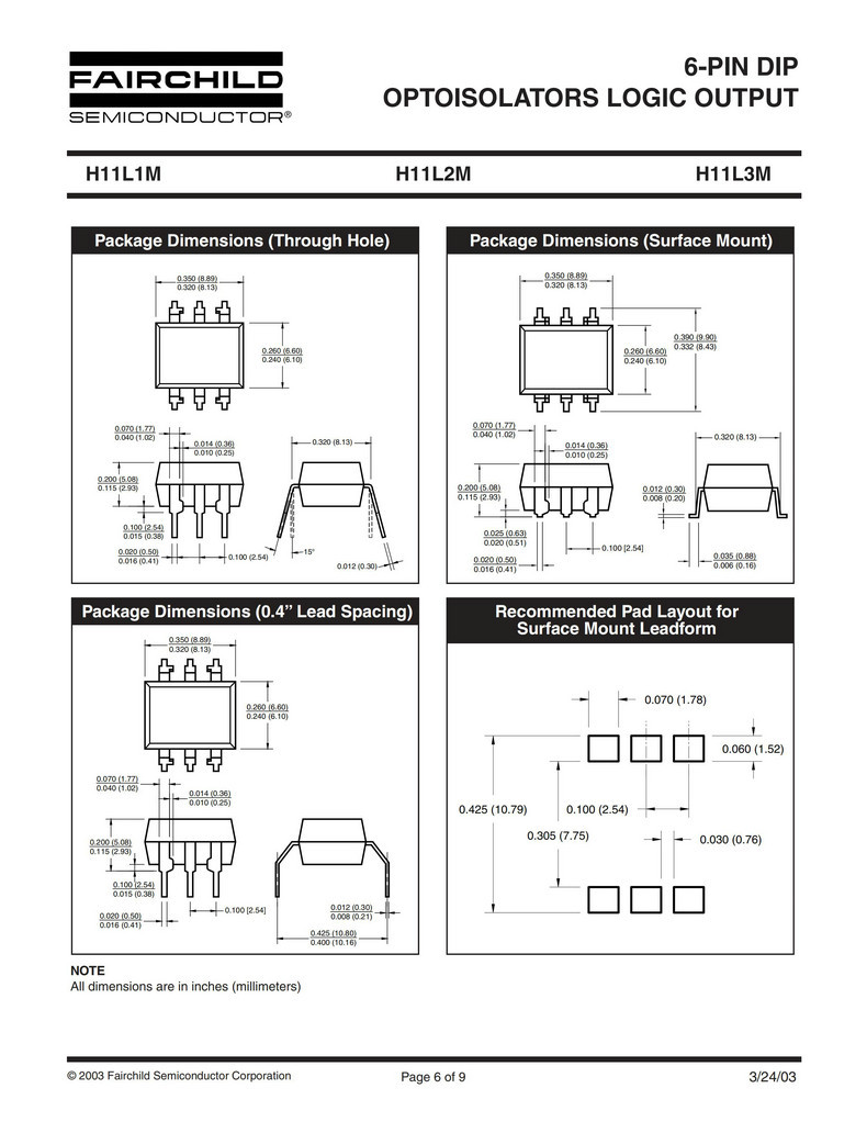 进口原装正品h11l1sr2m高速隔离光耦 高速兼容光耦 贴片高速光耦