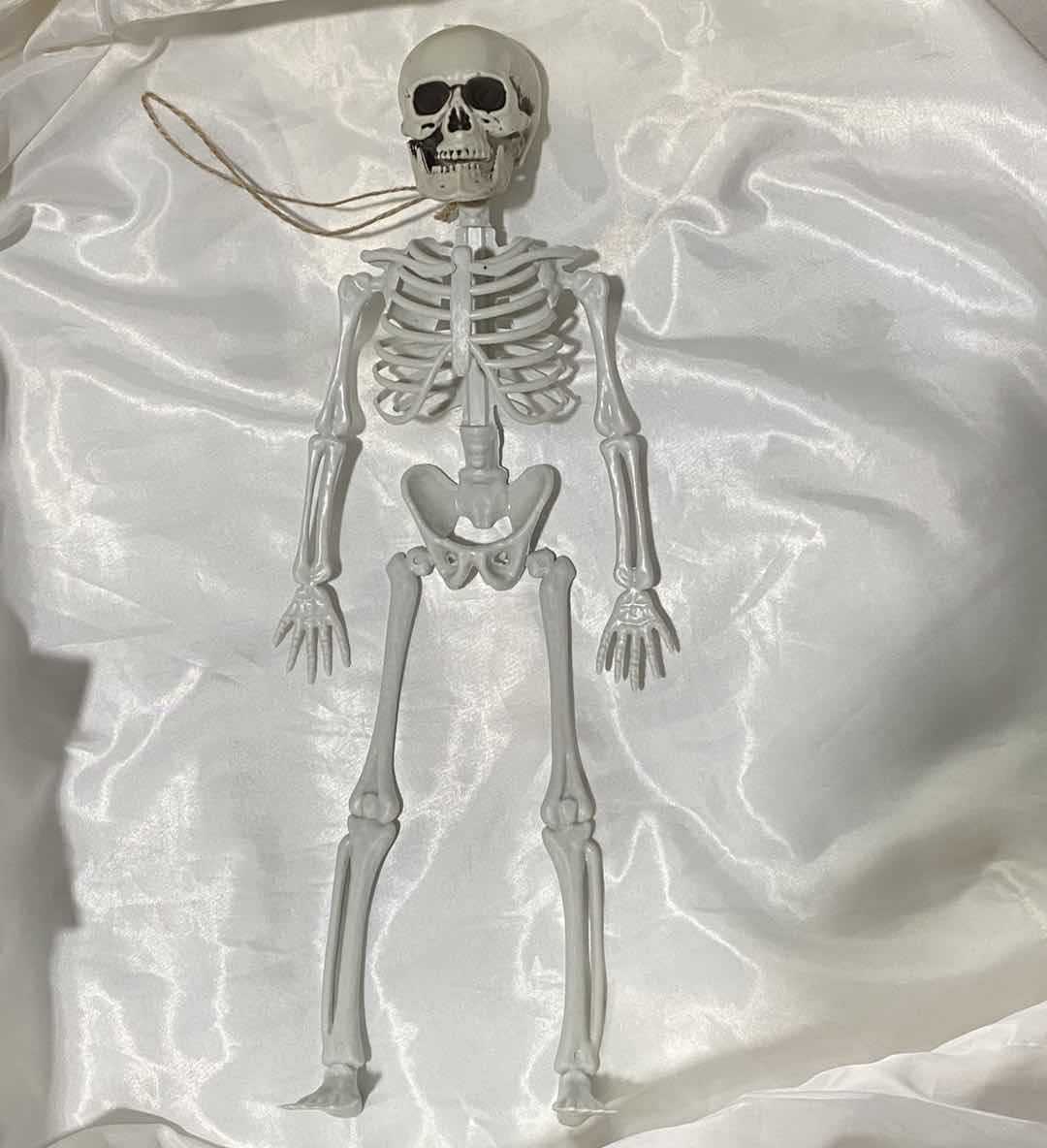 骷髅骨架子万圣节厂家经销人体骨骼骷髅骨架摆件整蛊鬼屋道具装饰