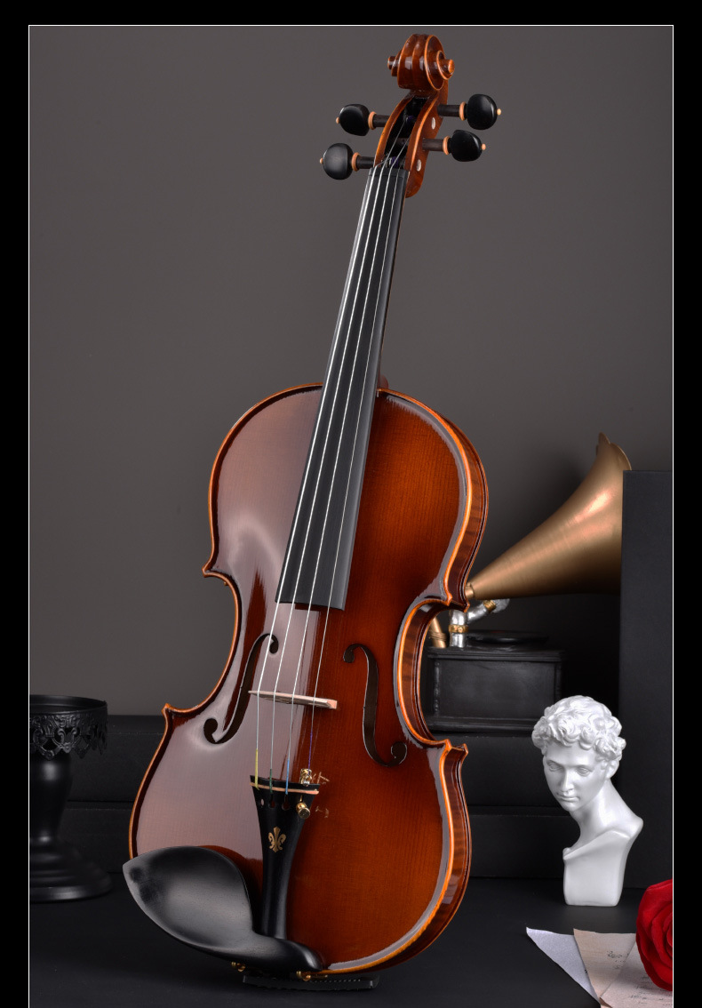 浩成纯手工制作乐器小提琴独奏演奏级专业级考级小提琴全进口欧料