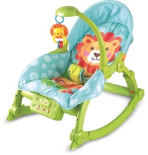 灯光音乐婴儿看护椅婴幼儿安抚哄睡互动游戏多功能躺椅摇摇椅