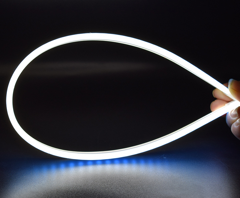 外置超薄导光条双色 汽车导光灯流光大灯led日行灯60cm转向大灯条