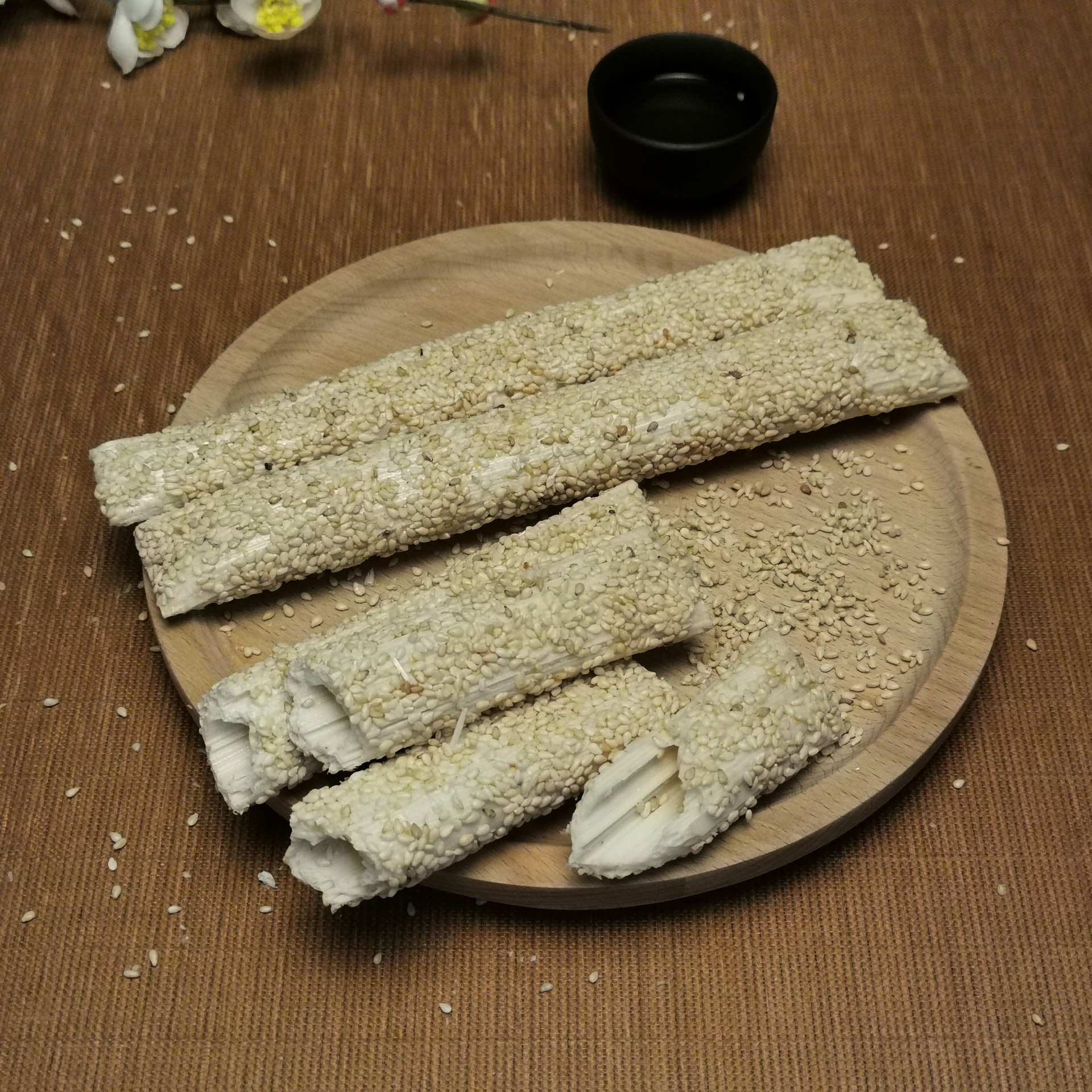 芝麻大糖杆 香酥芝麻糖手工芝麻糖糕点零食香甜可口批发零售