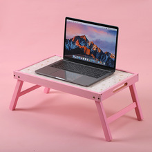 笔记本电脑桌床上用懒人书桌学生宿舍学习桌简易可折叠桌小桌子