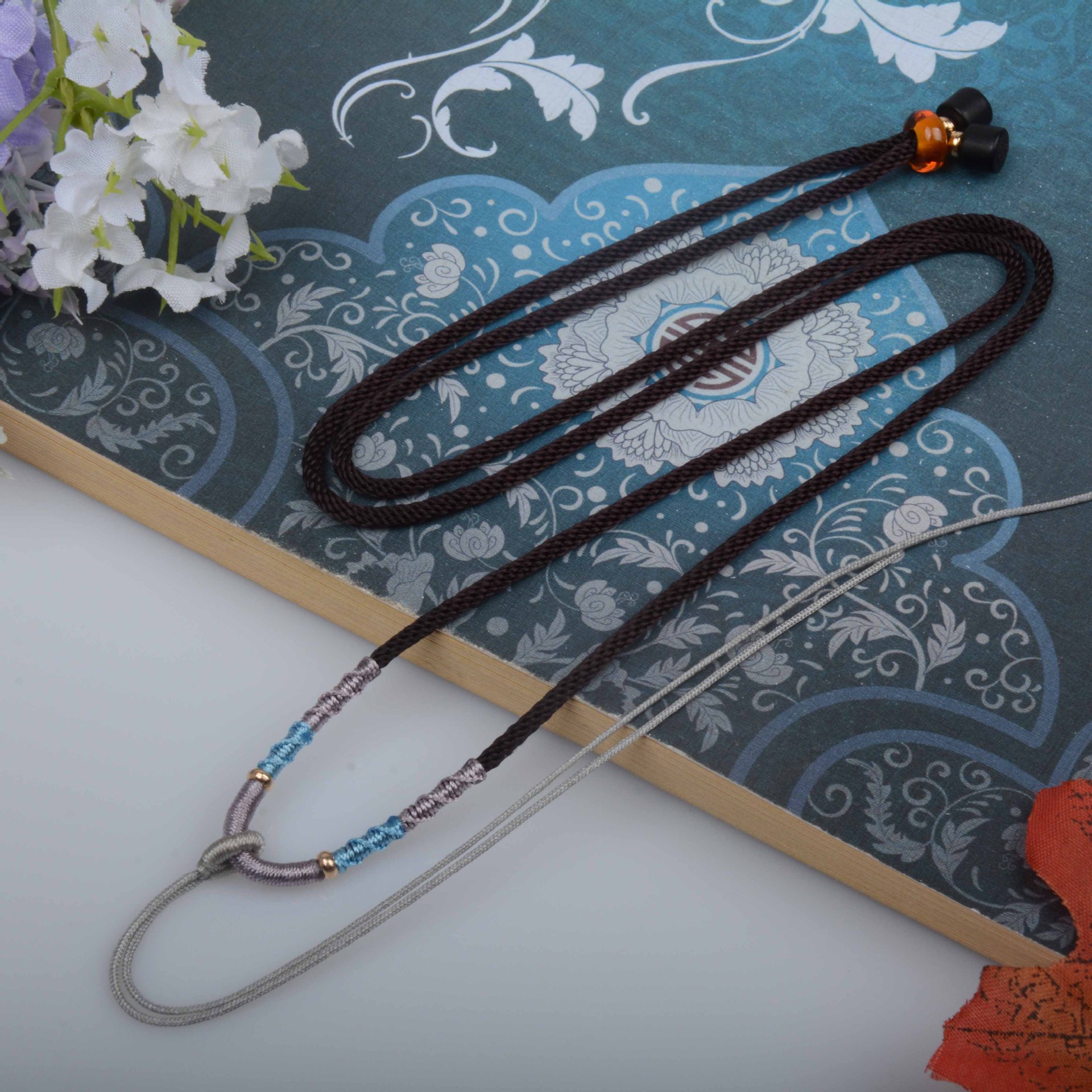 项链绳diy编织翡翠观音高货挂脖玉吊坠挂绳男女2mm饰品挂件绳批发