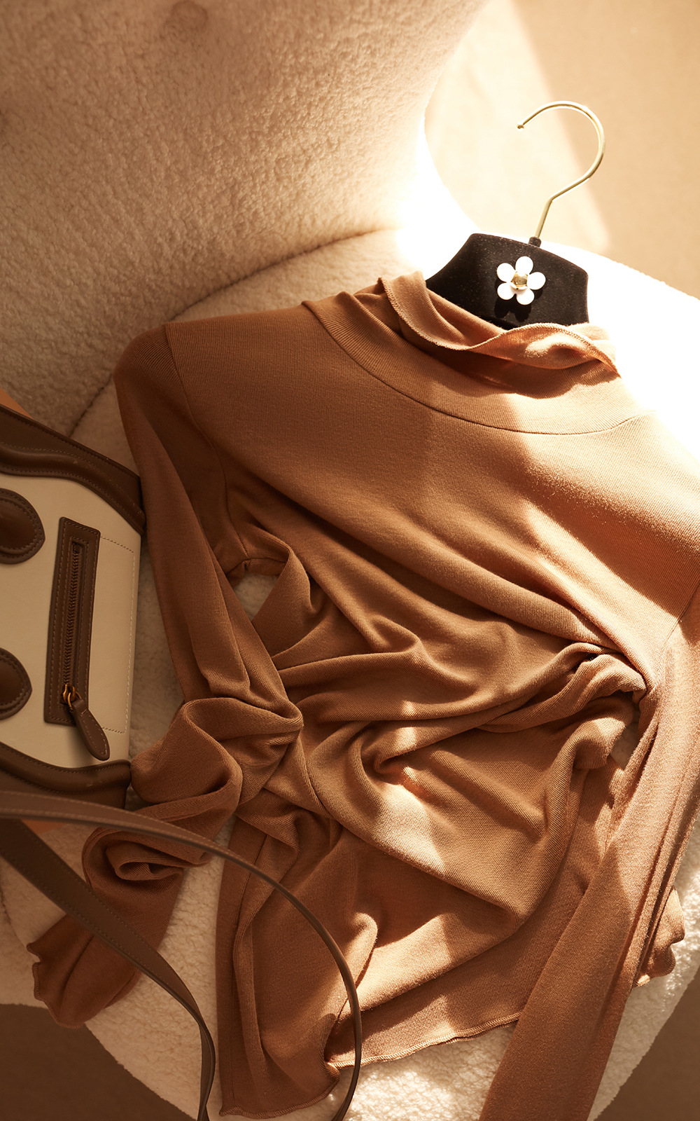 日本进口三菱美雅碧铜氨纤维远红外发热带高领长袖打底衫女tb8810