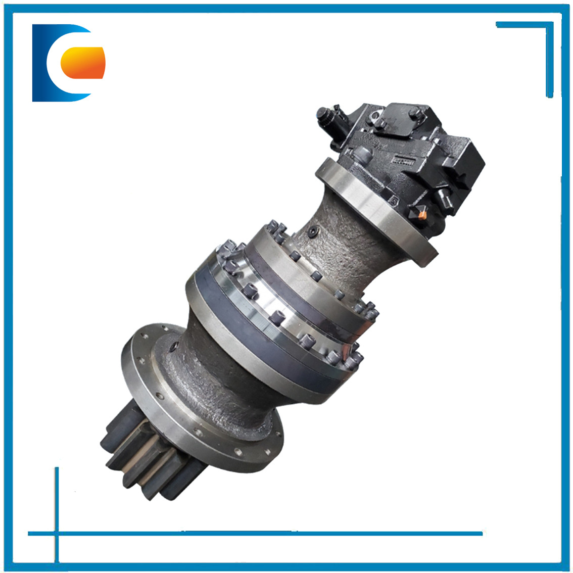 供应德创变量柱塞式轴向液压马达高速油压驱动旋挖螺旋钻机动力头