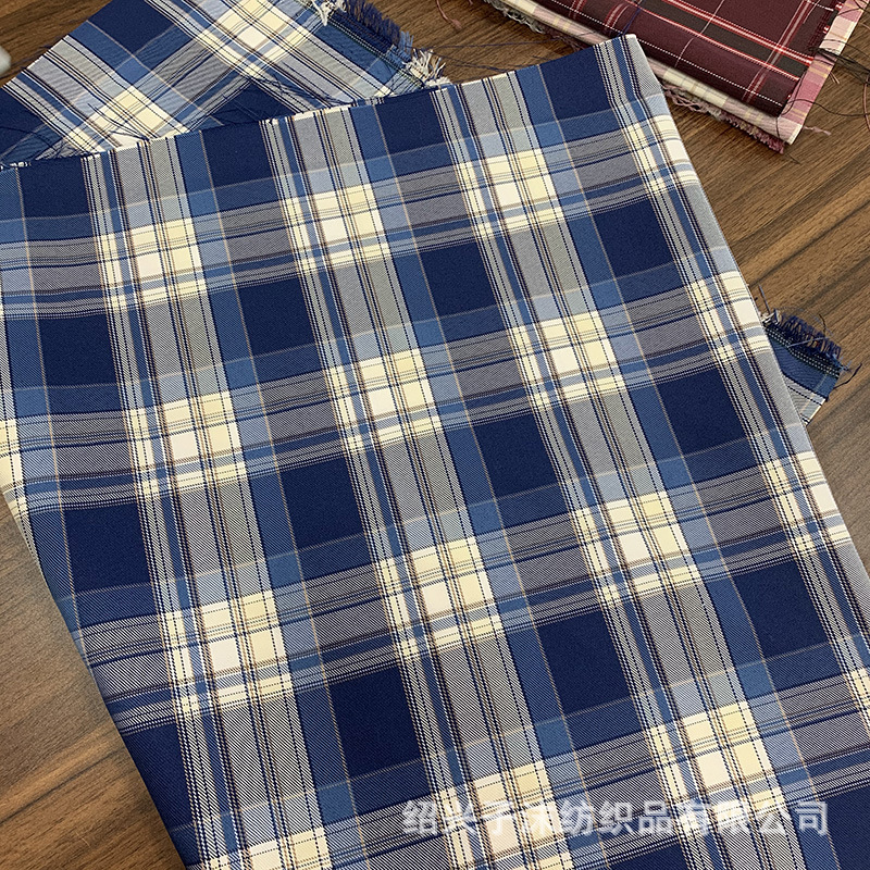 厂家供应 jk定制 jk成品布 jk百褶裙 格裙面料 jk制服面料布料