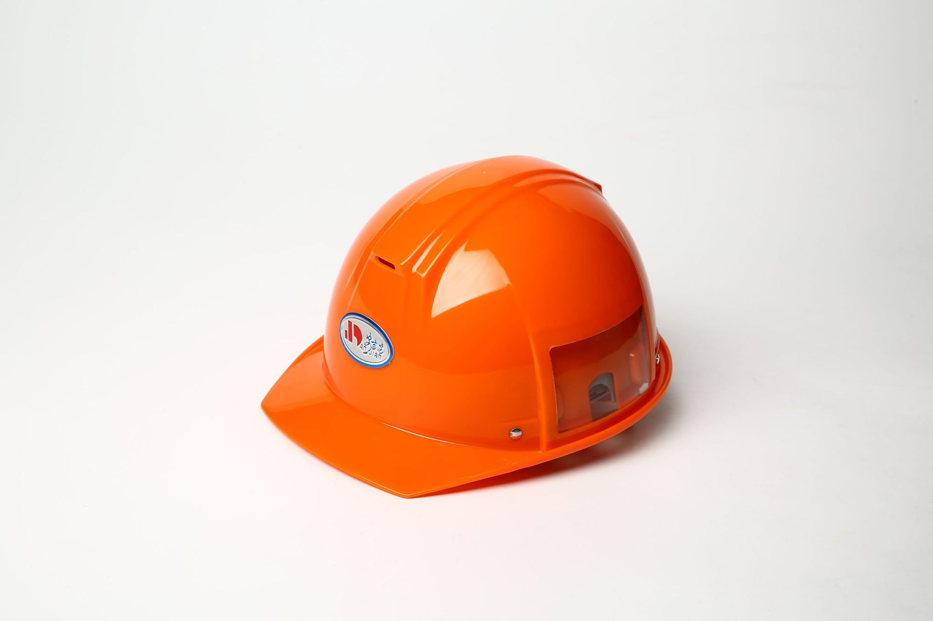 安吉安abs材质安全建筑工地名片帽子 多色结实安全帽