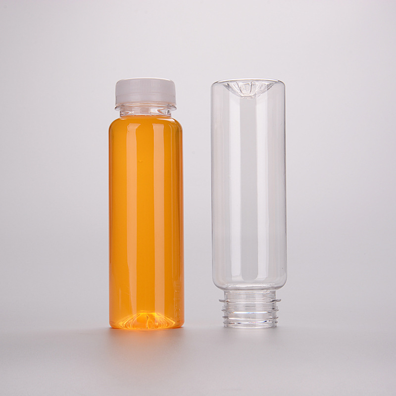 250-300ml饮料果汁矿泉水瓶 一次性pet酵素瓶奶茶冷泡瓶厂家批发