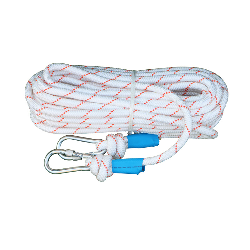 逃生绳 钢丝内芯消防救援绳高楼火灾缓降绳子 16mm攀岩安全救生绳